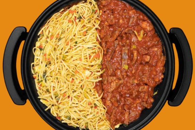 Bami babi pangang eten bestellen ameland pan