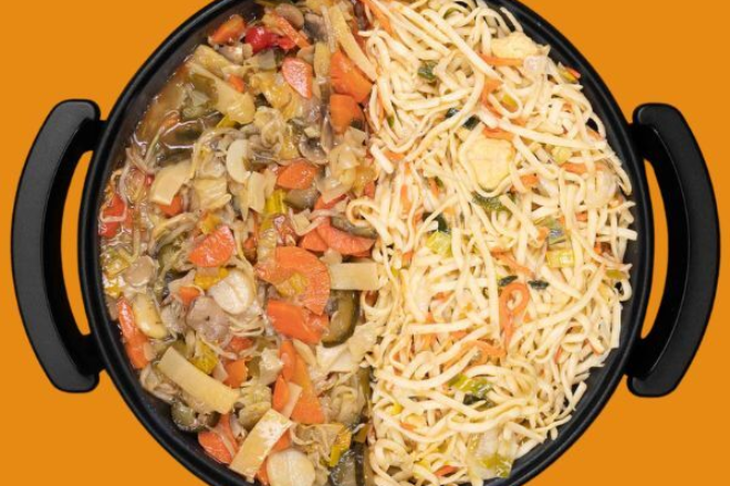 Bami tjap tjoy eten bestellen ameland pan