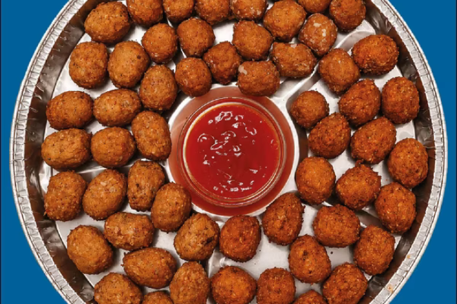 Partyballenpan eten bestellen Ameland pan