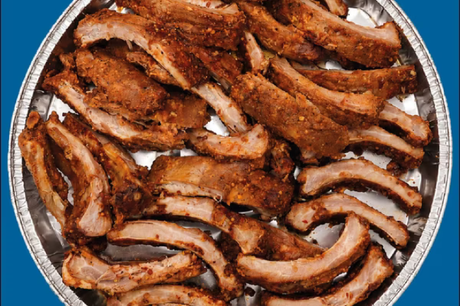 Zoete Spareribpan eten bestellen Ameland Pan
