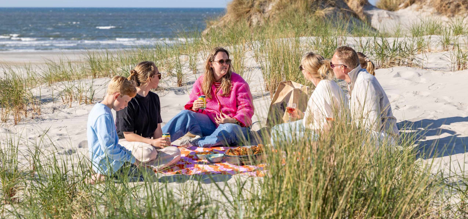 Ameland pan familiepicknick aan zee