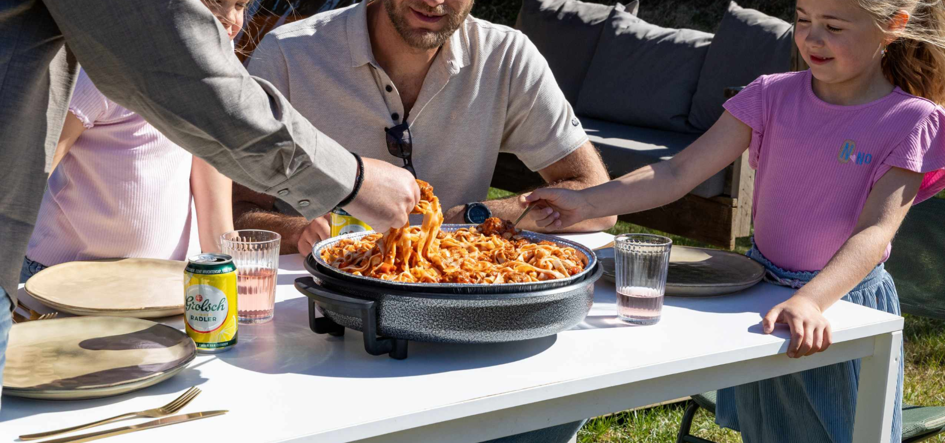 Ameland pan pasta voor gezin