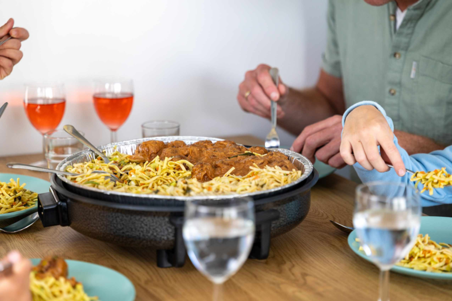 Ameland pan samen eten oosters gerecht